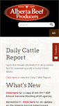 Mobile Screenshot of albertabeef.org