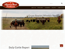 Tablet Screenshot of albertabeef.org